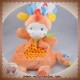 NICOTOY SOS DOUDOU GIRAFE PLATE ORANGE RONG JAUNE ROUGE