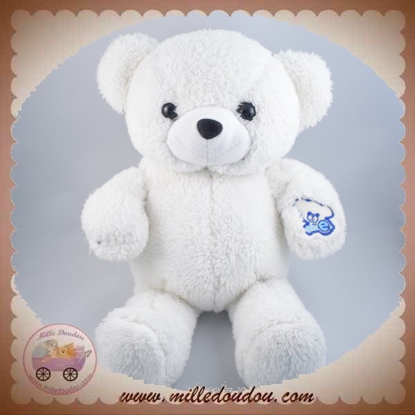 LUMICALIN SOS DOUDOU OURS BLANC LUMINEUX 30 CM - Boutique pour