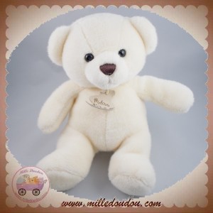 HISTOIRE D'OURS SOS DOUDOU OURS ECRU BLANC PELUCHE