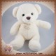 HISTOIRE D'OURS SOS DOUDOU OURS ECRU BLANC PELUCHE