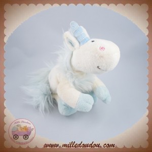 NICI SOS DOUDOU LICORNE BLANC ET BLEU