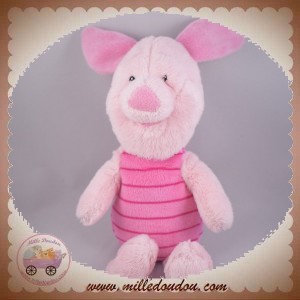 DISNEY SOS DOUDOU PORCINET COCHON ROSE VIOLET PASTEL 25 cm