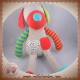 EBULOBO SOS DOUDOU CHIEN BASILE GRIS ROUGE