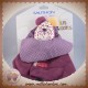 SAUTHON SOS DOUDOU SOURIS PLAT VIOLET SUZI LES ZIGOTOS