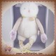 DOUDOU ET COMPAGNIE SOS OURS SOURIS FOURRURE BLANC JAMBES FEUILLES LES CHOUPIDOUX DC2765