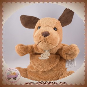 HISTOIRE D'OURS SOS DOUDOU CHIEN MARIONNETTE MARIO MARRON POCHE UNI