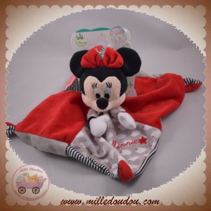 DISNEY SOS DOUDOU MINNIE SOURIS PLAT ROUGE NOIR NUAGE GRIS