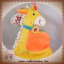 NICOTOY SOS DOUDOU GIRAFE PLATE JAUNE ORANGE