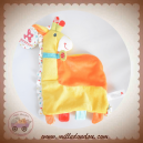 NICOTOY SOS DOUDOU GIRAFE PLATE JAUNE ORANGE