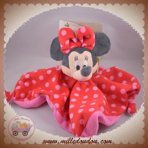 DISNEY SOS DOUDOU MINNIE PLAT ROUGE ROSE POINT MOUCHOIR