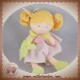 DOUDOU ET COMPAGNIE DEMOISELLES POUPEE GRAFFITIS ROSE OURS ORANGE DC2552