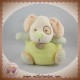 BABYNAT BABY NAT DOUDOU CHIEN CHOCO BOULE VERT BEIGE