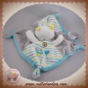 MOTS D'ENFANTS SOS DOUDOU OURS PLAT BLANC GRIS BLEU