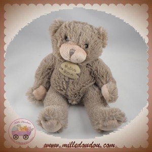 HISTOIRE D'OURS DOUDOU OURS TAUPE CALIN'OURS HO2338