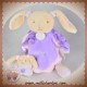 DOUDOU ET COMPAGNIE SOS LAPIN MYRTHILLE MARIONNETTE VIOLET ROSE CUEILLETTE