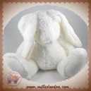 CYRILLUS SOS DOUDOU LAPIN BLANC FOULARD TURQUOISE ETOILE