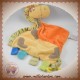 KIMBALOO SOS DOUDOU GIRAFE PLATE JAUNE ORANGE ETOILE