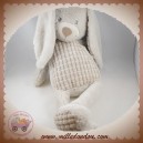 NICOTOY SOS DOUDOU LAPIN GRIS VENTRE GAUFFRE 45 CM