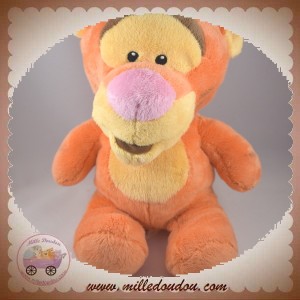 DISNEY SOS DOUDOU TIGROU ORANGE JAUNE TRUFFE ROSE PELUCHE SIMBA