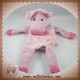 HISTOIRE D'OURS SOS DOUDOU COCHON ROSE MARIONNETTE 30 CM