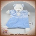 MOTS D'ENFANTS SOS DOUDOU OURS PLAT RECTANGLE BLEU ETOILE