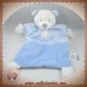 MOTS D'ENFANTS SOS DOUDOU OURS PLAT RECTANGLE BLEU ETOILE