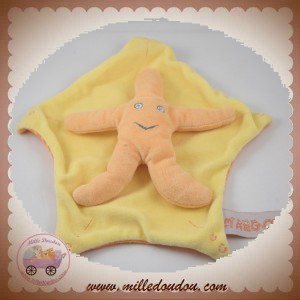 MARGOTE SOS DOUDOU PIEUVRE PLAT JAUNE ET ORANGE