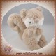 GRAIN DE BLE SOS DOUDOU ECUREUIL BEIGE BLANC ETOILE ROUGE