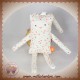 DPAM SOS DOUDOU LAPIN BLANC ROND ORANGE ROUGE BLEU