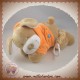 NICOTOY SOS DOUDOU CHIEN MUSICAL ALLONGE SWEAT ORANGE