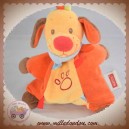NATTOU SOS DOUDOU CHIEN QUASI PLAT JAUNE ORANGE HOCHET