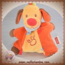 NATTOU SOS DOUDOU CHIEN QUASI PLAT JAUNE ORANGE HOCHET