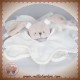 DOUDOU ET COMPAGNIE SOS LAPIN GRIS PLAT BLANC ETOILE CELESTE DC2398