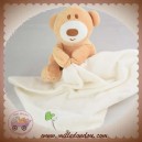 M SOS DOUDOU OURS MARRON MOUCHOIR BLANC COEUR VERT ROYA BRANDS