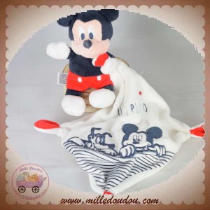 DISNEY NICOTOY SOS DOUDOU MICKEY MOUCHOIR BLANC PLUTO