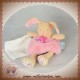 BABYNAT BABY NAT SOS DOUDOU LAPIN POUPI ROSE FLEURS MOUCHOIR BN0110