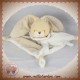 CMP SOS DOUDOU LAPIN PLAT GRIS BLANC ETOILE UN REVE DE BEBE