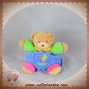 KALOO DOUDOU OURS BOULE BLEU ABEILLE