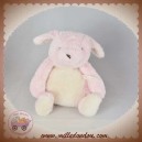 MOULIN ROTY SOS DOUDOU LAPIN ROSE BLANC A PETITS PAS