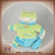 BABYNAT BABY NAT SOS DOUDOU GRENOUILLE VERTE BLEU ZOE