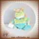 BABYNAT BABY NAT SOS DOUDOU GRENOUILLE VERTE BLEU ZOE