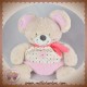 MOTS D'ENFANTS SOS DOUDOU OURS KOALA BOULE VIOLET ROSE ETOILES