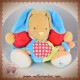 KALOO SOS DOUDOU LAPIN BOULE BLEU POMME ESCARGOT VERT