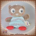 PETIT A PETIT GSA SOS DOUDOU OURS MARRON PLAT BLEU