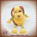 SOS CMI DOUDOU CHIEN JAUNE MARRON RAYE GRIS