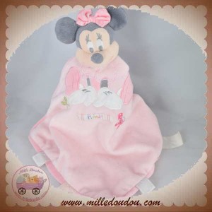 DISNEY NICOTOY SOS DOUDOU MINNIE PLAT ROSE JAUNE OURS DISNEYLAND