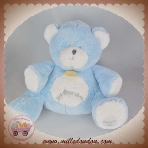 Peluche musical et lumineuse ours blanc MES PETITS CAILLOUX