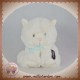 KALOO SOS DOUDOU CHAT COCO BLANC LES AMIS 18 CM