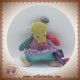 MOULIN ROTY DOUDOU SOURIS VERT PRUNE JUPE LES JOLIS PAS BEAUX SOS