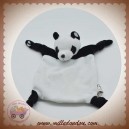 YUKIPANDA SOS DOUDOU PANDA PLAT NOIR BLANC NOEUD